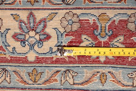 Kashan Blue Hand Knotted 54 X 78 Area Rug 400-16711 Image 14