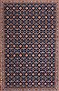 Kashan Blue Hand Knotted 54 X 78  Area Rug 400-16711 Thumb 6