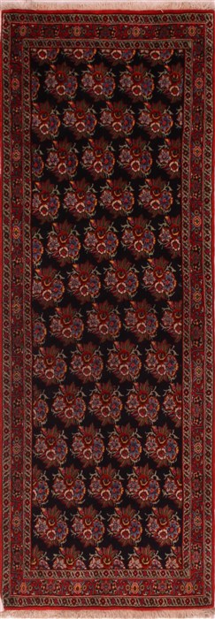 Bidjar Blue Runner Hand Knotted 26 X 611  Area Rug 400-16712 Image 0