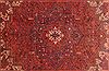 Heriz Red Hand Knotted 84 X 114  Area Rug 400-16716 Thumb 13