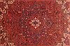 Heriz Red Hand Knotted 84 X 114 Area Rug 400-16716 Thumb 13