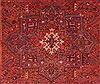 Heriz Red Hand Knotted 84 X 114 Area Rug 400-16716 Thumb 14