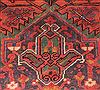 Heriz Red Hand Knotted 84 X 114  Area Rug 400-16716 Thumb 8