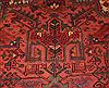 Heriz Red Hand Knotted 84 X 114  Area Rug 400-16716 Thumb 9