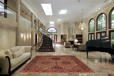 Moshk Abad Beige Hand Knotted 72 X 102 Area Rug 400-16720 Image 1