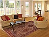 Moshk Abad Beige Hand Knotted 72 X 102 Area Rug 400-16720 Thumb 4