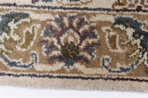 Kashmar Beige Runner Hand Knotted 20 X 62 Area Rug 250-16725 Image 2