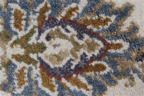 Kashmar Beige Runner Hand Knotted 20 X 62 Area Rug 250-16725 Image 6