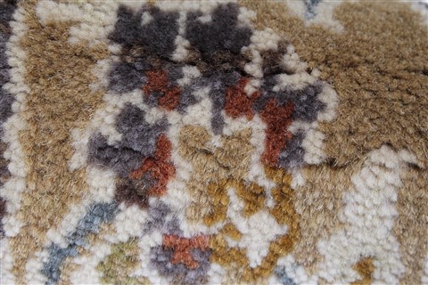 Kashmar Beige Runner Hand Knotted 20 X 62 Area Rug 250-16725 Image 8