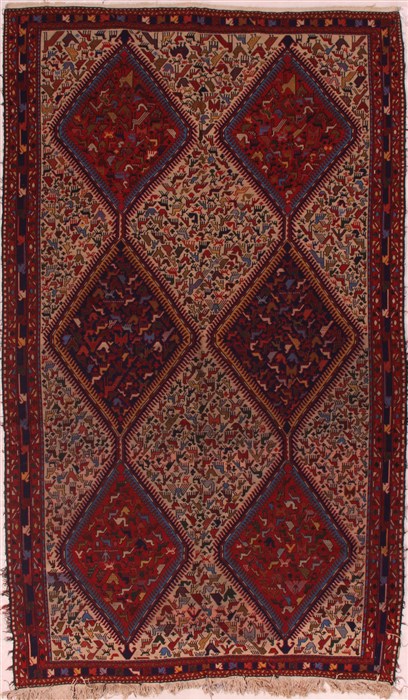 Kashmar Beige Runner Hand Knotted 20 X 62 Area Rug 250-16725 Image 0