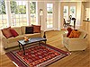 Kilim Red Hand Knotted 410 X 710  Area Rug 400-16730 Thumb 4