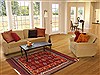 Kilim Red Hand Knotted 410 X 710 Area Rug 400-16730 Thumb 4
