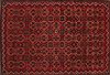 Hamedan Red Hand Knotted 73 X 99  Area Rug 400-16732 Thumb 7