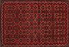 Hamedan Red Hand Knotted 73 X 99 Area Rug 400-16732 Thumb 7