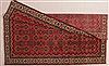 Hamedan Red Hand Knotted 73 X 99  Area Rug 400-16732 Thumb 9
