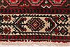 Hamedan Red Hand Knotted 73 X 99  Area Rug 400-16732 Thumb 12