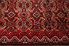 Hamedan Red Hand Knotted 73 X 99  Area Rug 400-16732 Thumb 14