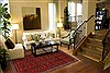 Hamedan Red Hand Knotted 73 X 99 Area Rug 400-16732 Thumb 3