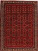 Hamedan Red Hand Knotted 73 X 99  Area Rug 400-16732 Thumb 0