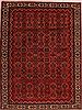 Hamedan Red Hand Knotted 73 X 99 Area Rug 400-16732 Thumb 0