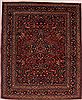 Mashad Red Square Hand Knotted 99 X 108  Area Rug 400-16734 Thumb 0