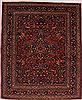 Mashad Red Square Hand Knotted 99 X 108 Area Rug 400-16734 Thumb 0