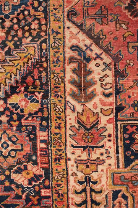Heriz Red Hand Knotted 92 X 127 Area Rug 400-16735 Image 10