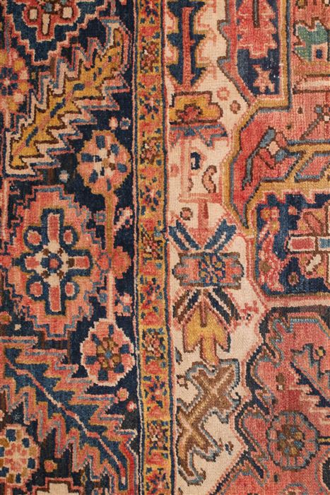 Heriz Red Hand Knotted 92 X 127 Area Rug 400-16735 Image 11
