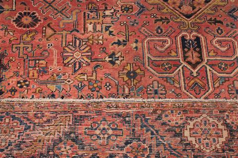 Heriz Red Hand Knotted 92 X 127 Area Rug 400-16735 Image 13