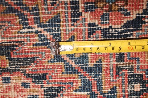 Heriz Red Hand Knotted 92 X 127 Area Rug 400-16735 Image 14