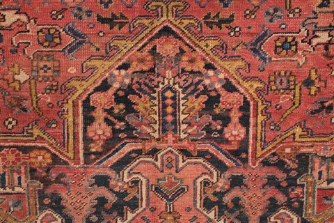 Heriz Red Hand Knotted 92 X 127 Area Rug 400-16735 Image 5