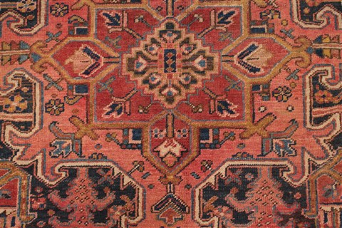 Heriz Red Hand Knotted 92 X 127 Area Rug 400-16735 Image 6
