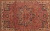 Heriz Red Hand Knotted 92 X 127  Area Rug 400-16735 Thumb 1
