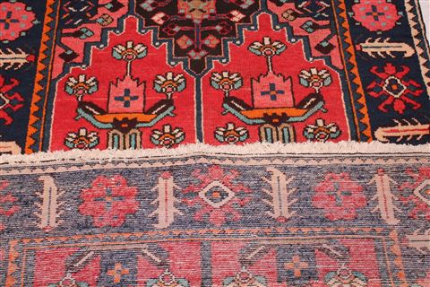 Bakhtiar Red Runner Hand Knotted 43 X 94 Area Rug 400-16736 Image 12