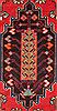 Bakhtiar Red Runner Hand Knotted 43 X 94 Area Rug 400-16736 Thumb 11