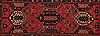 Bakhtiar Red Runner Hand Knotted 43 X 94  Area Rug 400-16736 Thumb 15