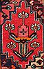Bakhtiar Red Runner Hand Knotted 43 X 94  Area Rug 400-16736 Thumb 9