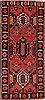 Bakhtiar Red Runner Hand Knotted 43 X 94  Area Rug 400-16736 Thumb 0