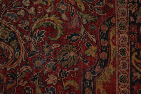 Sarouk Red Hand Knotted 89 X 127 Area Rug 400-16737 Image 12