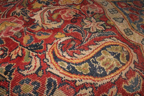 Sarouk Red Hand Knotted 89 X 127 Area Rug 400-16737 Image 27