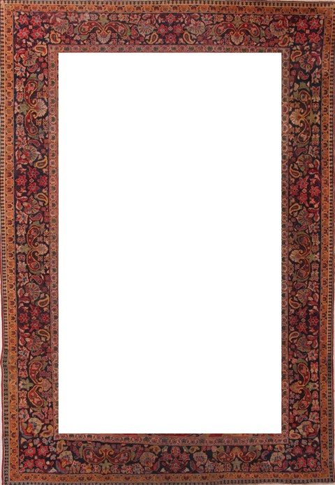 Sarouk Red Hand Knotted 89 X 127 Area Rug 400-16737 Image 2