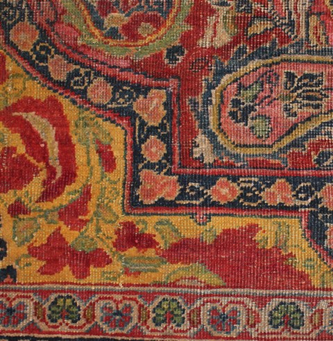 Sarouk Red Hand Knotted 89 X 127 Area Rug 400-16737 Image 34