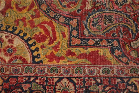 Sarouk Red Hand Knotted 89 X 127 Area Rug 400-16737 Image 35