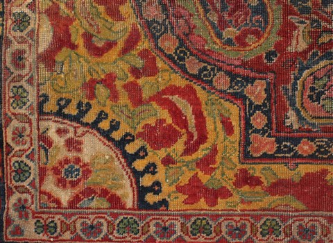 Sarouk Red Hand Knotted 89 X 127 Area Rug 400-16737 Image 36