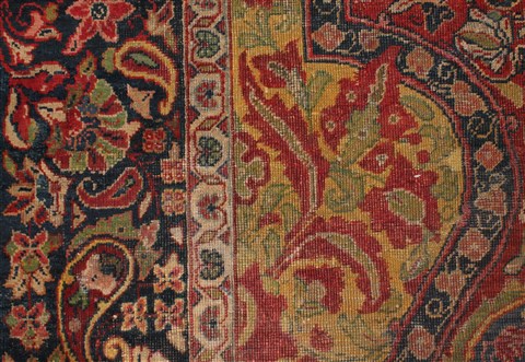 Sarouk Red Hand Knotted 89 X 127 Area Rug 400-16737 Image 37