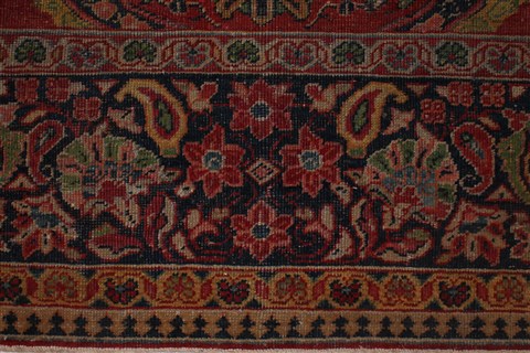 Sarouk Red Hand Knotted 89 X 127 Area Rug 400-16737 Image 5