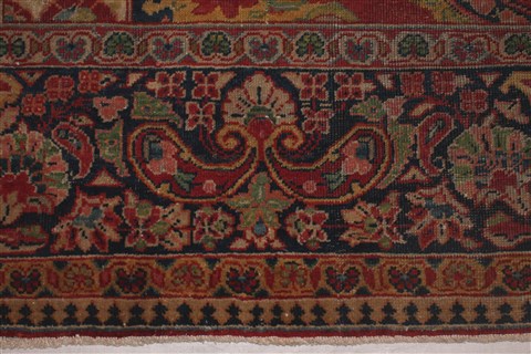 Sarouk Red Hand Knotted 89 X 127 Area Rug 400-16737 Image 7