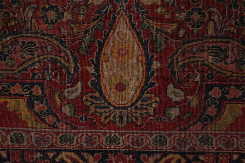 Sarouk Red Hand Knotted 89 X 127 Area Rug 400-16737 Image 9