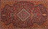 Sarouk Red Hand Knotted 89 X 127  Area Rug 400-16737 Thumb 3