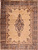 Kerman Yellow Hand Knotted 711 X 88  Area Rug 400-16739 Thumb 0